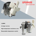 3.0RPM Auger Motor Parts Compatible with Traeger, Pit Boss, Camp Chef Wood Pellet Grills Smokers, Replacement AC120V 60Hz Universal Barbecue Feeding Gear