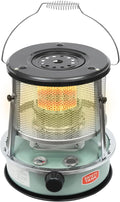 Kerosene Heater for Indoor & Outdoor Use, 9000 BTU 4.6L Portable Non Electric Stove with Fuel Gauge, Cordless Kerosene Space Heaters for Camping, Garage, Basement, Emergency Oil Heater, Green