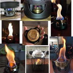 Portable Outdoor Mini Alcohol Stove Burner Ultralight Camping Cookware Set for Outdoor Camping, Hiking, Backpacking, Picnic