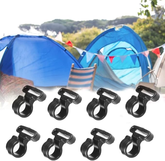 CooBigo 10pcs Plastic Snap Hooks 1"(25.5mm) Backpack Strap Buckles Hardware for Outdoor Camping 25mm Webbing Backpack Bag Strap Tent Garment DIY Parts Accessories