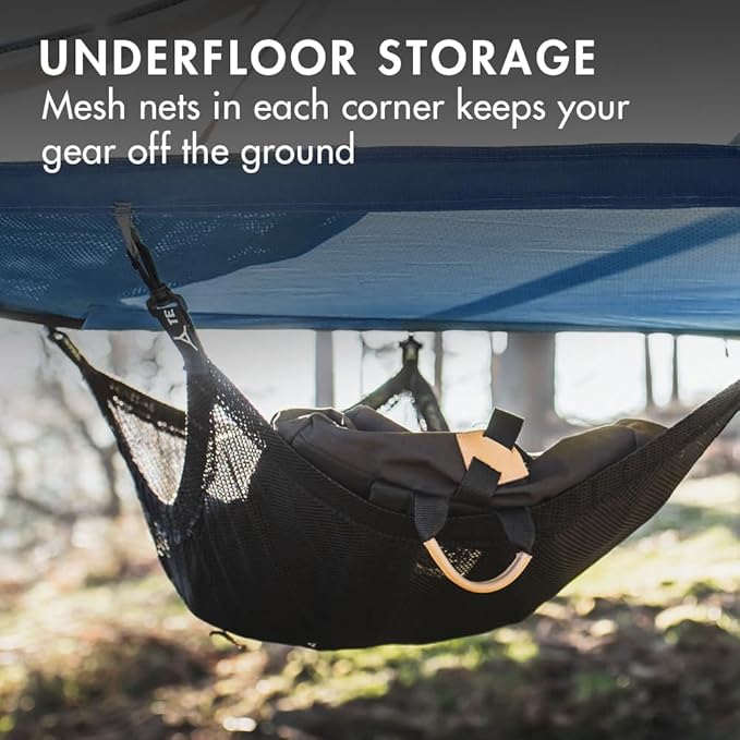 Tentsile UNA V3 Solo Tree Tent Hammock, 1-Person Capacity, Anti-Roll System, Ratchet and Straps Included, Portable Tree House Shelter, Designed in The UK