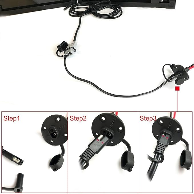 ACOPOWER 100Watt 12 Volt Portable Solar Panel with Waterproof 20A Charger Controller,20ft Extension Cable, SAE Adapter Anderson Connector,Foldable Solar Panel Kit Monocrystalline for Camping, RV