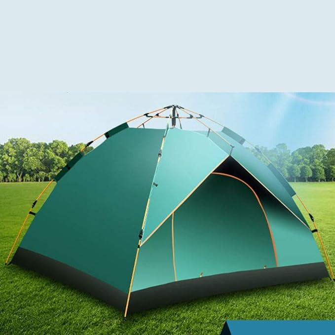 GeRRiT Tent Outdoor Supplies Beach 3-4 People Tourist Double Automatic Camping Outdoor Tent Double Camping Tent for Backpacking Fishing