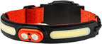 NEBO CurvBeam 600 Headlamp | 600 Lumens, 6 Light Modes, Rechargeable & AAA Battery Compatible, Lightweight & Balanced Fit, IPX4 Water-Resistant, Great for Running & Everyday Wear
