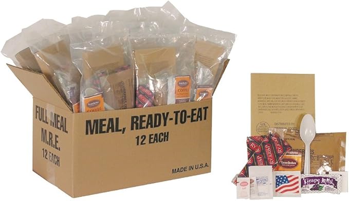 "THE BASIC" 12 Complete MRE Meals