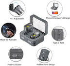 2-Pack Rechargeable LED Headlamps, 45° Tilt & Wave Sensor, USB-C, IPX4 for Camping Running Work