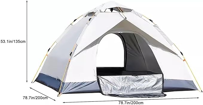 Tents for Camping, Pop up Tent, 2/3/4 Person Camping Tent, Spacious, Lightweight Portable Backpacking Tent for Outdoor Camping, Hiking