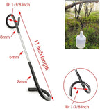 Camping Lantern Hook Hanger Tent Light Outdoor Lamp Hanger Non-Slip for Camping Hiking - 2pcs