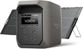 EF ECOFLOW Portable Power Station DELTA 3 MAX with 220W Solar Panel, 3400W X-Boost Output, Ultra-Fast 0-80% Charging in 1.13 Hr, Home Backup & RV Camping (Black)