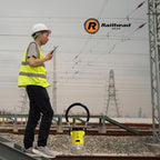 Railhead Railroad Trainman Lantern , Outdoor LED Battery Operated Light for Signaling and Hanging Lamp on Arm , Water-Resistant with Magnets RH-TL2020