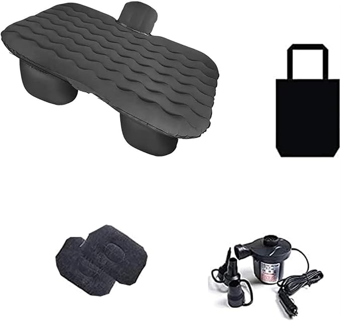 SUV Inflatable Mattress, Car Camping Inflatable Bed, Car Back Seat Inflatable Bed, Portable Inflatable Mattress, Travel Sleeping Air Mattress