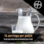 Ready Hour Powdered Whey Milk Case Pack (96 Servings), Powdered Milk In Bulk, Freeze-Dried Food, Emergency Preparedness Kits, Emergency Milk Powder, Long-Term Storage, Long Shelf Life Food