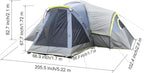 Camping Tents, Family Tent with 3 Rooms, Tent for Camping, Waterproof Large Backpacking Tent for Picnic Survival Hiking Traveling