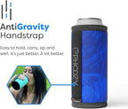 PHOOZY Insulated Can Cooler for Slim 12oz Cans with NASA-Inspired Technology - Patented Koozie That Keeps Drinks Cold 10x Longer - Lightweight Beer Koozie for Outdoor Adventures - Blue