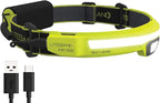 OPTIMAL VENTURES LITEBAND PRO Multi-Beam Rechargeable LED Headlamp, 1500 Lumens, 210° Wide Beam + Focused Spot, Hard Hat Compatible, Professional No-Bounce Fit, IPX5 Weather Resistant, Yellow