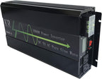 3000W Pure Sine Wave Power Inverter Converter 24V DC to 120V AC 60HZ Off Grid with LCD Display for RV Camping Home Solar