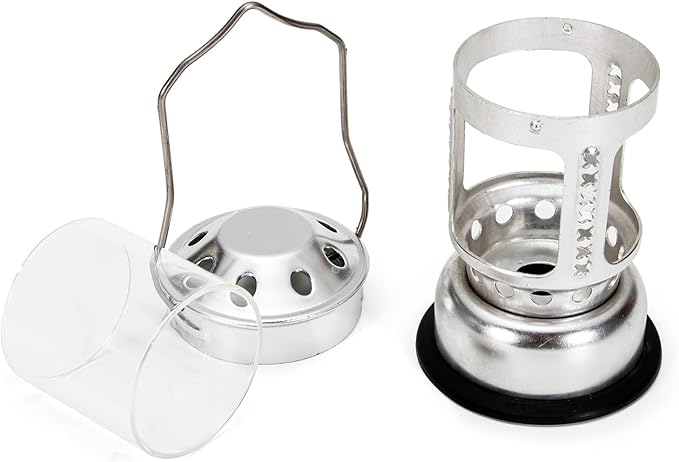 Portable Candle Lantern, Night Fishing Hanging Outdoor Camping Aluminium Alloy Candle Lamp, Metal Decorative Candle Lanterns, Vintage Hanging Lantern (Silver)