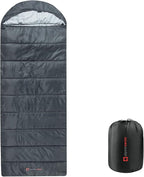 Alpine Swiss 0°C (32°F) Sleeping Bag Lightweight Waterproof with Compression Sack Adults All Seasons Camping Hiking Backpacking Travel Outdoor Indoor