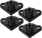 Gatuida 16pcs Rv Awning Bottom Bracket Foot Camping Tent Replacement Base Splashproof Support for Outdoor Use Easy Installation Automatic