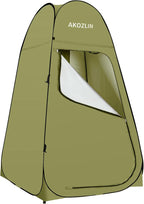 AKOZLIN Portable Pop Up Shower Tent Instant Privacy Dressing Changing Tent Outdoor Shower Room Camp Toilet Tent