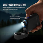 OLIGHT Baton4 Premium Edition EDC Flashlights 1300 Lumens with Type-C Charging Box, Powered by Rechargeable Battery, Small Bright Light IPX8 Waterproof for Emergencies, Outdoors (Black)
