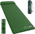 KASIMO Memory Sleeping Pad for Camping, 3" Compact Ultra-Thick Foam Sleeping Mats with Pillow, 9.5 R-Value Insulated Camping Mattress Pad or Car Travel Backpacking Tent,Home
