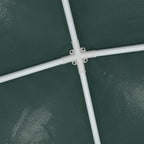 13x13 ft Green Professional Party Tent, Portable Outdoor Shelter for Gatherings, UV-Resistant Polyethylene Material, Water-Resistant Design, Easy Setup with Powder-Coated