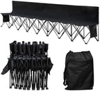 Yaheetech Foldable Sideline Bench 600D Oxford Double Layer Fabric