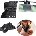 50pcs Shade Cloth Clips, Plastic Sun-shade Cloth Heavy Duty Lock Grip, Tarp Butterfly Fabric Clips Round Windproof Awning Greenhouse Clamp Grip for Outdoor Garden Anti Bird Netting Tents
