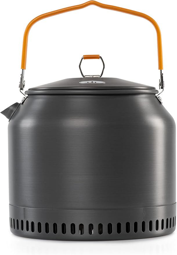 GSI Outdoors Halulite 1.8L Tea Kettle HS I Heat Sink Technology, Ultralight Camp Kettle
