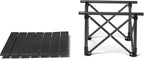 Amazon Basics Camping Table, Made of Alloy Steel and Aluminum, Small, Folding, Camping Essentials, Black