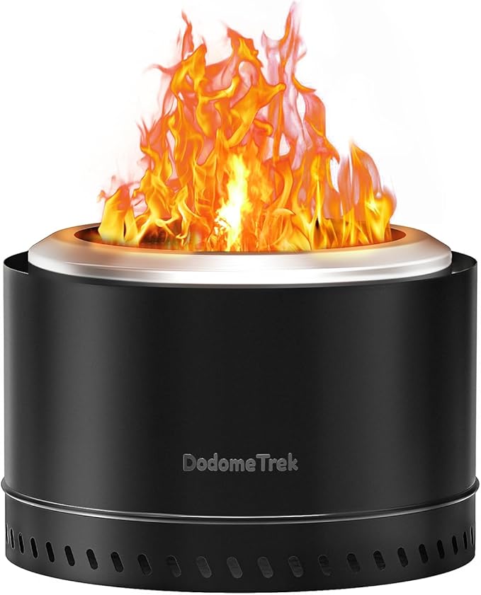 Smokeless Fire Pit, Portable Firepit Outdoor, 20 Inch Inky