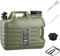 6.6 Gallon Camping Water Jug,Camping Water Container with Spigot,BPA Free, Large Capacity Water Tank,Leak-Proof Emergency Water Storage Containers for Outdoor Camping, Hiking, Picnic