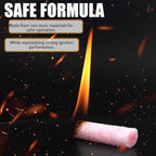 30 Pack Waterproof Fire Starters with 5+ Minute Burn for Camping, Emergency, Fire Pits, Grills,Non-Toxic