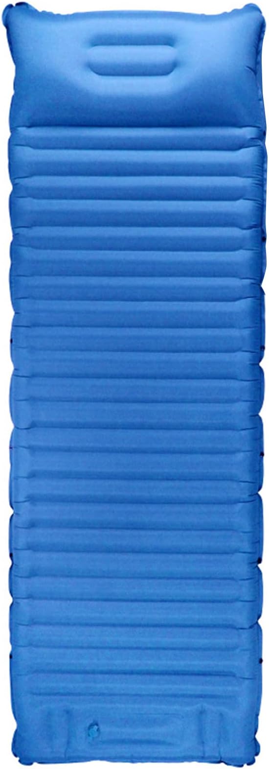 Camping Sleeping Pad Inflatable Mattress, Compact-Portable Lightweight Mat with Built-in Foot Mattress Twin Size Double with Pillow Built-in