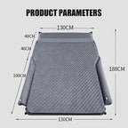 Inflatable Car Air Mattress for Toyota Prius/Prius+ XW50 XW30/5.Gen 2003-2025 Air Mattress Camping Bed Car Sleeping Bed Portable Foldable Car Air Bed,Suede Black