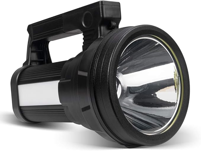 ERAY Ultra Powerful LED Torch, 10800mAH/15000 Lumens Rechargeable Flashlight, IPX4 Waterproof, 6 Modes USB Torch for Camping/Hiking/Emergency/Power Outage
