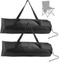 2pcs Camping Chair Replacement Bag, 43.31x14.96in Portable Folding Large Storage Bag with Double-Handle Straps and Drawstring for Hammock Yoga Mat Poles Tent Travel Accessories(No Chair Included)