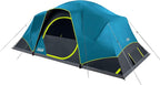 Coleman 4/6/8/10 Person Skydome Dark Room Tent with Rainfly, 5 Minute Setup, Blocks 90% of Sunlight, 20% More Headroom Than Traditional Tents