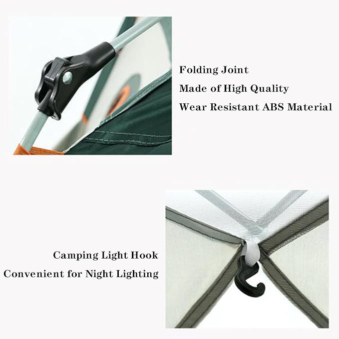SFKLYU Outdoor Camping Tent 3/4 Person Waterproof Camping Tents Windproof Outdoor Backpacking Tent for Travel Hiking