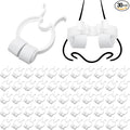 Frienda Professional Nose Stop Clips Plastic Foam Nosebleed Stopper Clips for Adults Accidental Emergency Condition Swimming(30 Pcs,White,Standard Size)