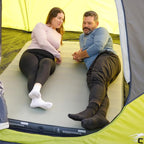 CORE Double Self Inflating Camping Bed | Perfect Blow Up Mattress for Travel Car Camping & Outdoor Use | Air & Foam Filled Inflatable Sleeping Pad for Adults