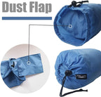 Frelaxy Stuff Sack Set 5-Pack (3L&5L&9L&15L&20L), Ultralight Ditty Bags with Dust Flap for Traveling Hiking Backpacking (Sky Blue&Blue&Navy&Army Green&Black)