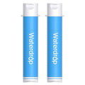Waterdrop Water Filter Straw, Camping Water Filtration System, Water Purifier Survival Outdoor Drinking Water Purifier for Travel, Backpacking and Emergency Preparedness, 0.1 Micron (Blue), Pack of 2