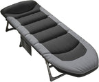 Sleeping Cots/Camping Cots for Adults, Folding Sleeping Cot Bed with Mattress, 6 Adjustable Positions, Portable Bed for Travel, Office, Home(190 * 70 * 30cm/74.8 * 27.6 * 11.8in)