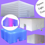 SAYOK 23FT Inflatable Portable Bars for Events Tent with LED Light and Blower Adjustable to Multiple Colors Portable House for Event Exhibition Wedding Business Private Use