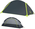 1 Person Backpacking Tent for Camping – Waterproof Windproof Camping Tents, Lightweight Single Pole Tent for Motorcycle, Hiking, Bicycle, Outdoor
