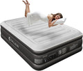 CHILLSUN 2026 Upgraded Air Mattress Full with Built in Pump, 18" Raised Comfort Blow up Mattress Inflatable Mattress Colchon Inflable, Flocked Top Air Bed with Storage Bag for Home Camping & Guests
