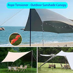 Guyline Tensioner Aluminum Alloy Paracord Rope Tightener, Camping Rope String Tightener of Outdoor Tent Camping Hiking Backpacking Activity Accessories 27pcs