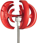 Wind Tur-Bine Generator Kit,12V/24V 5-Blade Vertical Axis Design Wind Power Generator,Low Wind Speed Start, Off-Grid,for Home,Marine,Camping,Solar Hybrid System(DC,4000W24V)